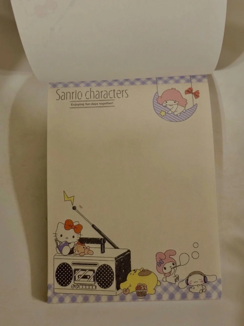Sanrio Characters Large Volume Memo Pad Sticker Book Stationary Set from Japan